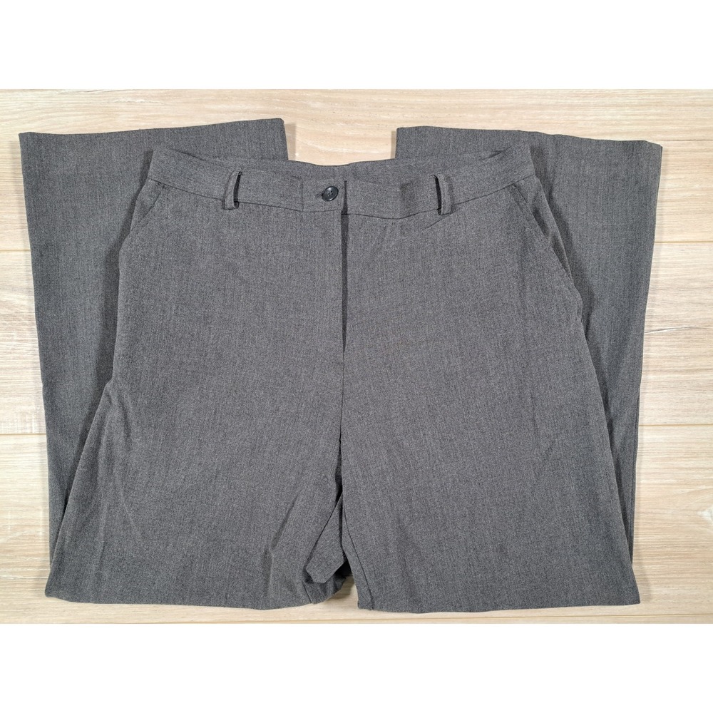 Studio Works Gray Wide Leg Dress Pants Womens Size 10 Professional Trousers‎